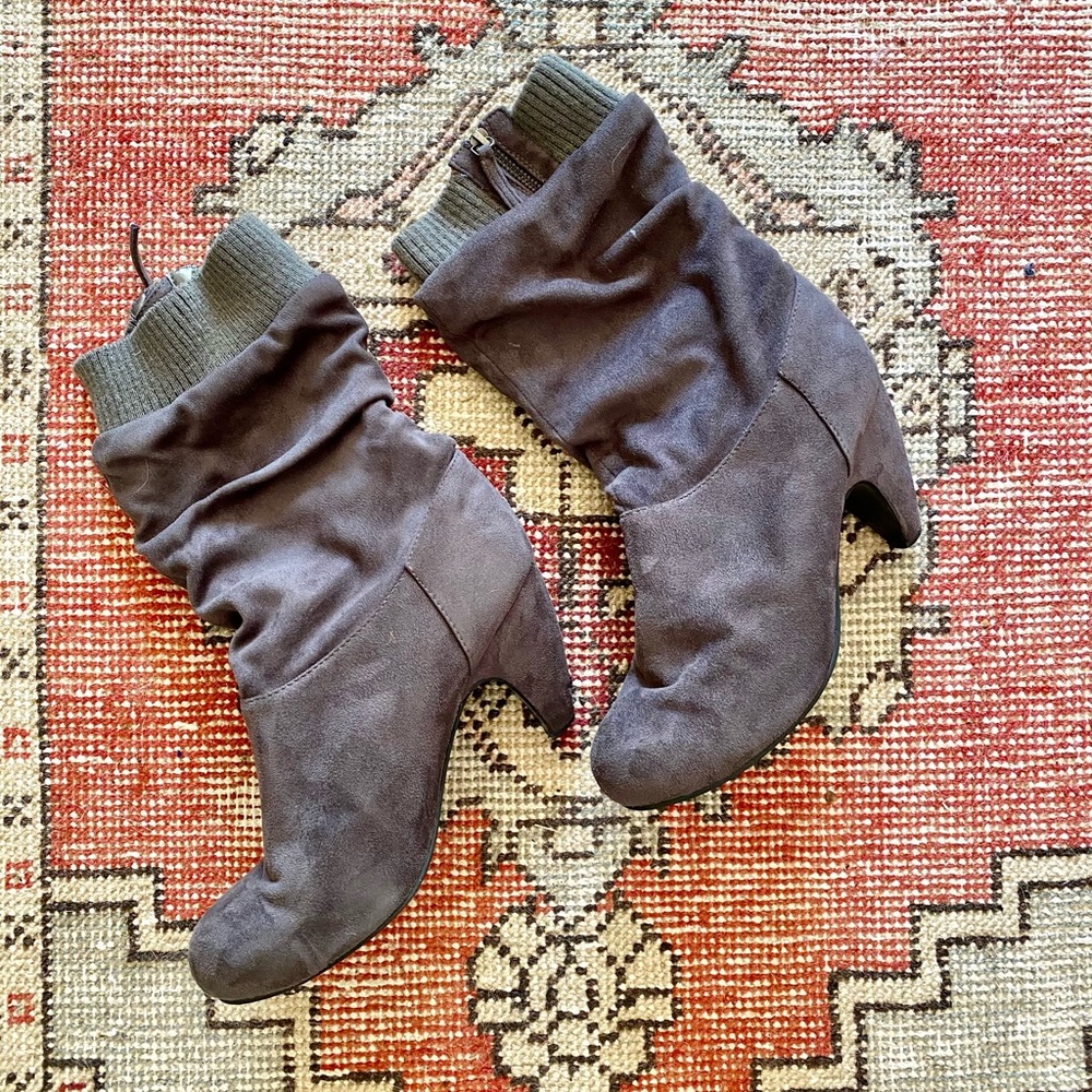 80’s vintage boots. Soft “faux suede”
